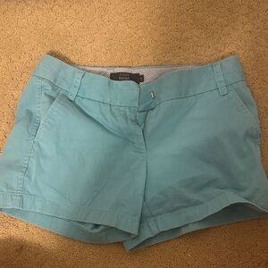 J. Crew Aqua Chino Shorts
